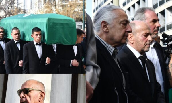 Μίμης Δομάζος: Σημαντικός κόσμος στην κηδεία του «στρατηγού» του ελληνικού ποδοσφαίρου – Ποιοι έδωσαν το «παρών»