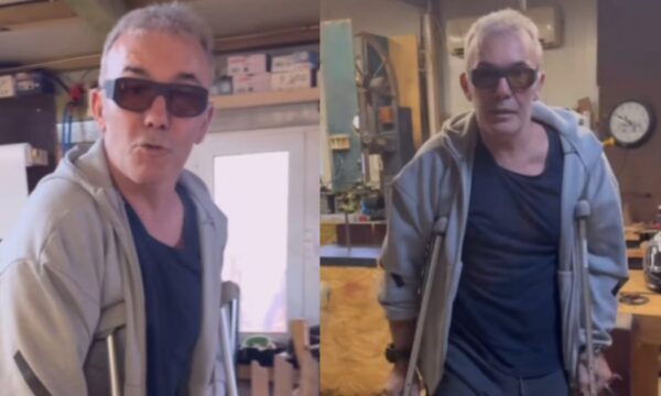 Ατύχημα για τον Στέλιο Ρόκκο: Με πατερίτσες στο βίντεο, αναβάλλει τις παραστάσεις του