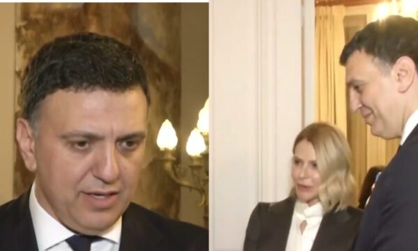 Βασίλης Κικίλιας: Μαζί με την Τζένη Μπαλατσινού στην απονομή μεταλλίου της Γαλλικής Δημοκρατίας