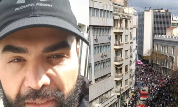 Τέμπη – Περικλής Κονδυλάτος από τη διαδήλωση στο Σύνταγμα: «Ακούτε τον ήχο τους; Είναι ο ήχος της καταδίκης σας»