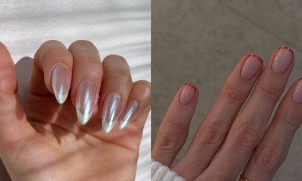 French Manicure με chrome tips: Είναι το κατάλληλο look για να υποδεχτείς την άνοιξη