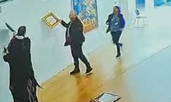 Βίντεο ντοκουμέντο από την Εθνική Πινακοθήκη: Η στιγμή που ο βουλευτής Νίκος Παπαδόπουλος βανδαλίζει τα έργα τέχνης