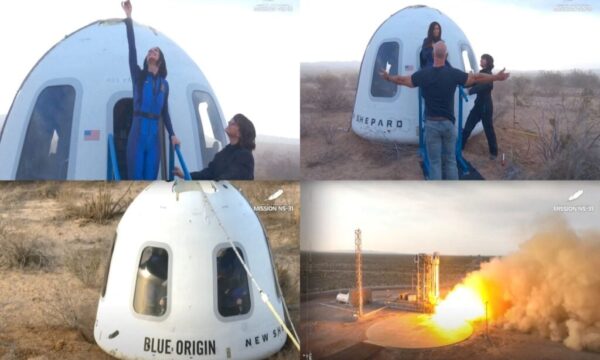Blue Origin: Επέστρεψε θριαμβευτικά η γυναικεία αποστολή στο διάστημα – Η Katy Perry γονάτισε και φίλησε το έδαφος [εικόνες-βίντεο]