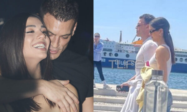 Μελίνα Νικολαΐδη και Δημήτρης Φιντιρίκος ερωτευμένοι στη Σύρο! Αποκλειστικά στιγμιότυπα από τον περίπατό τους