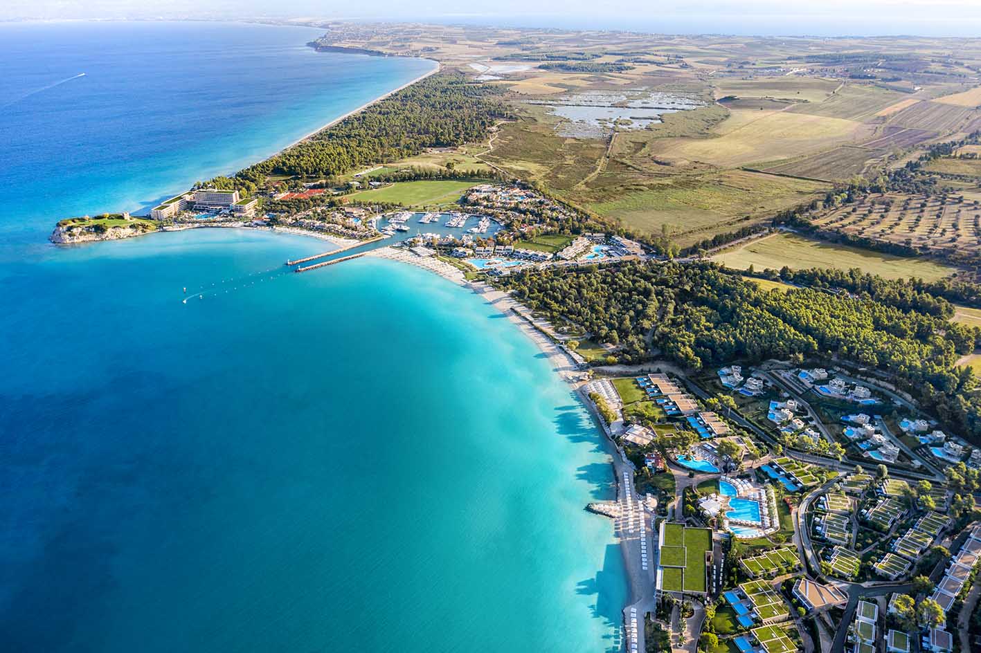 Πανοραμική άποψη του Sani Resort