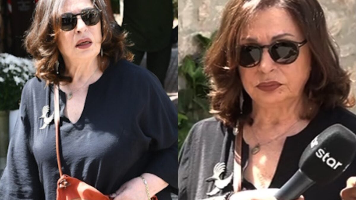 Χάρις Αλεξίου: Λύγισε από συγκίνηση στο τελευταίο αντίο του πρώην συζύγου της, Αχιλλέα Θεοφίλου