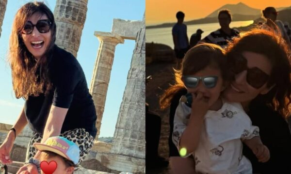 Αντιγόνη Κουλουκάκου: Μαγευτική εξόρμηση στο ναό του Ποσειδώνα με τον μικρό γιο της