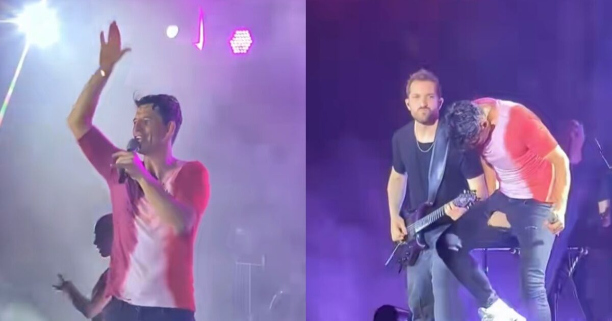 Σάκης Ρουβάς: Έσκισε το παντελόνι του live στη σκηνή – Τα viral βίντεο κάνουν θραύση στο Tik Tok