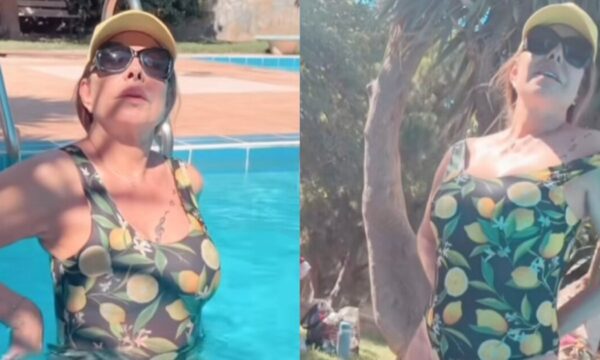 Άντζελα Δημητρίου: Χαλαρώνει στην πισίνα με εντυπωσιακό ολόσωμο μαγιό – Βίντεο