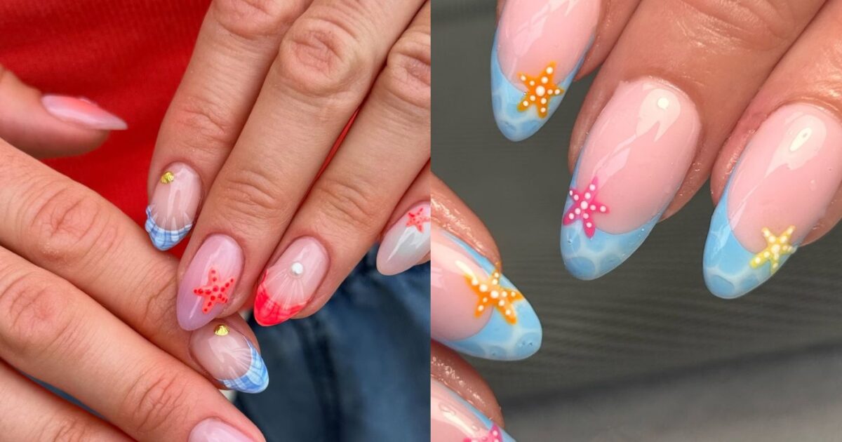Beach nails: Κοραλλένιες αποχρώσεις, αστερίες και καλοκαιρινά ηλιοβασιλέματα