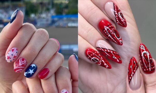 Bandana nails: Το μανικιούρ για όσες λατρεύουν το Western στυλ