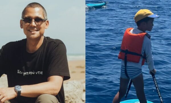 Σωτήρης Κοντιζάς: Το άλμπουμ των διακοπών του στη Σχοινούσα με την οικογένειά του