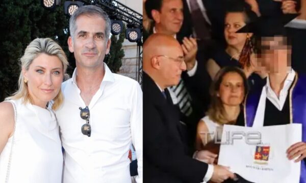 Κώστας Μπακογιάννης: Ο γιος του ολοκλήρωσε το Κολλέγιο Αθηνών – Παρούσα η Σία Κοσιώνη – Αποκλειστικές εικόνες
