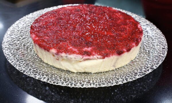 Ανάποδο γλυκό cheesecake με αναρή
