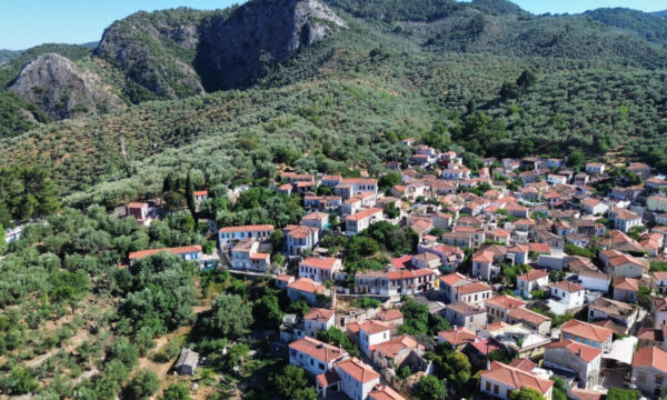 Ασώματος: Το ορεινό χωριό με μαγευτικά πράσινα δάση στη Λέσβο