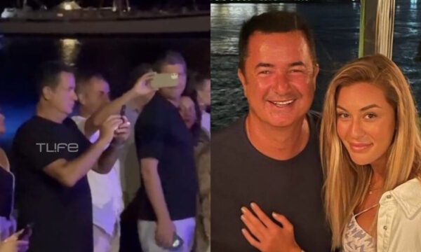 Ατζούν Ιλίτζαλι: Με την εντυπωσιακή σύζυγό του σε τοπικό πανηγύρι στη Σίφνο – Αποκλειστικά βίντεο