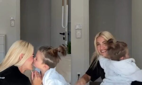 Ιωάννα Τούνη: «Πόσο τυχερή νιώθω που με έκανες μητέρα, σ’αγαπώ» – Το βίντεο με τον γιο της, Πάρη