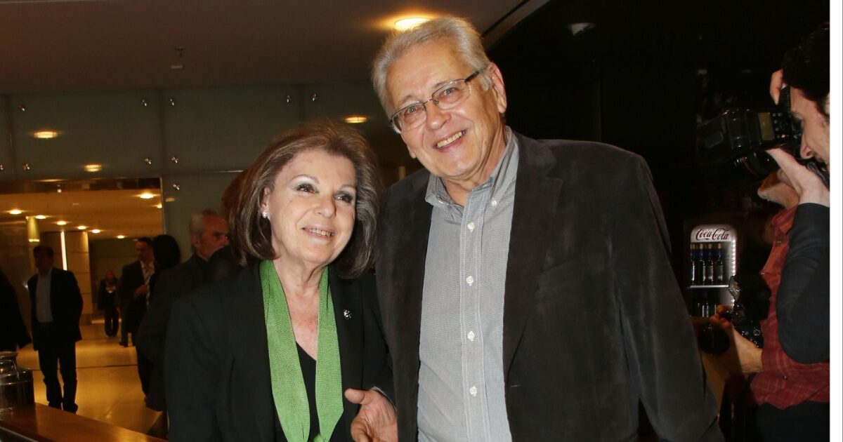 Δημήτρης Κωνσταντάρας: Η τελευταία δημόσια εμφάνιση με τη σύζυγό του λίγο πριν τον θάνατό του