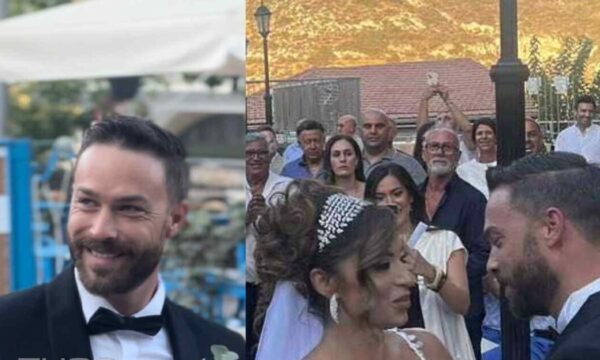 Στέφανος Μιχαήλ: Ένωσε τη ζωή του με τη Νάταλι Κάτερ – Αποκλειστικές εικόνες από την τελετή