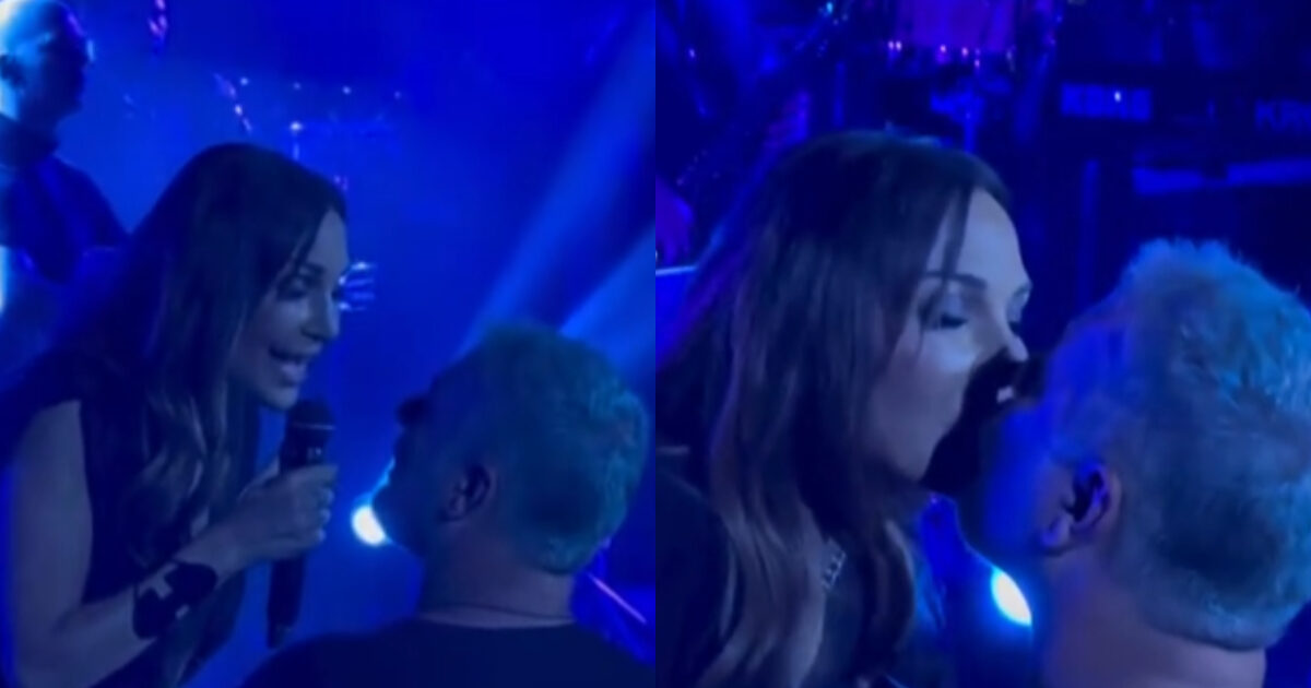 Δέσποινα Βανδή: Το γλυκό φιλί και η συγκινητική αφιέρωση στον Βασίλη Μπισμπίκη