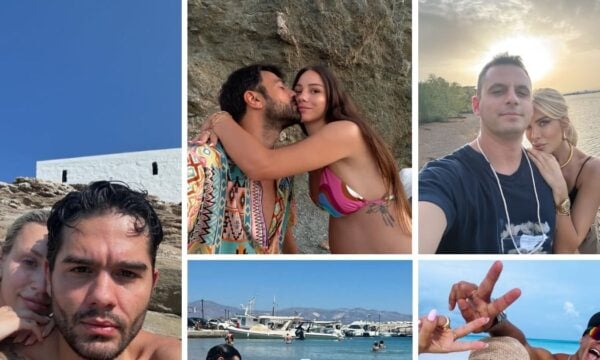 “Ρομαντικές στιγμές διακοπών: Αγκαλιές και οικογενειακές φωτογραφίες ερωτευμένων ζευγαριών”