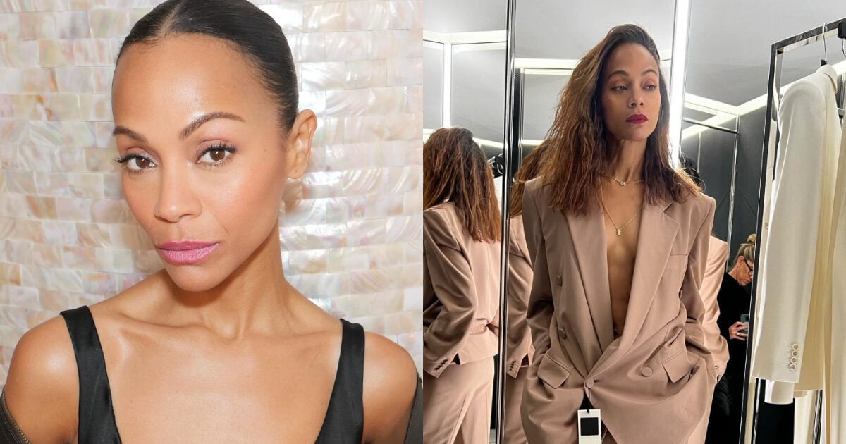 Η Zoe Saldana απολαμβάνει τη Μύκονο με την οικογένειά της