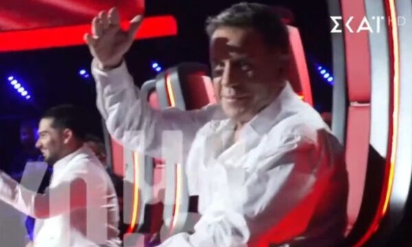 Γιώργος Μαζωνάκης: Αποκλειστικές στιγμές από τα γυρίσματα του The Voice