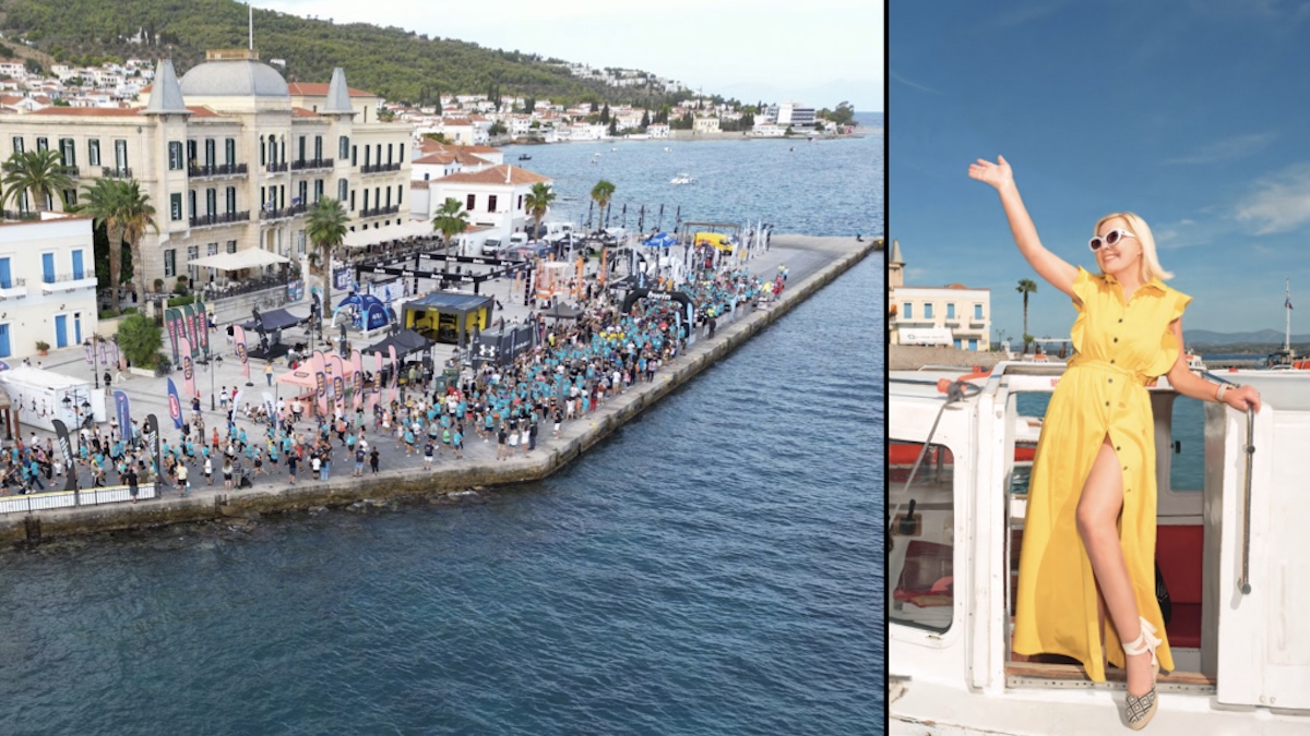 Athleisure στις Σπέτσες: η Μαρίνα Κουταρέλλη και ο μαραθώνιος που καθιερώθηκε