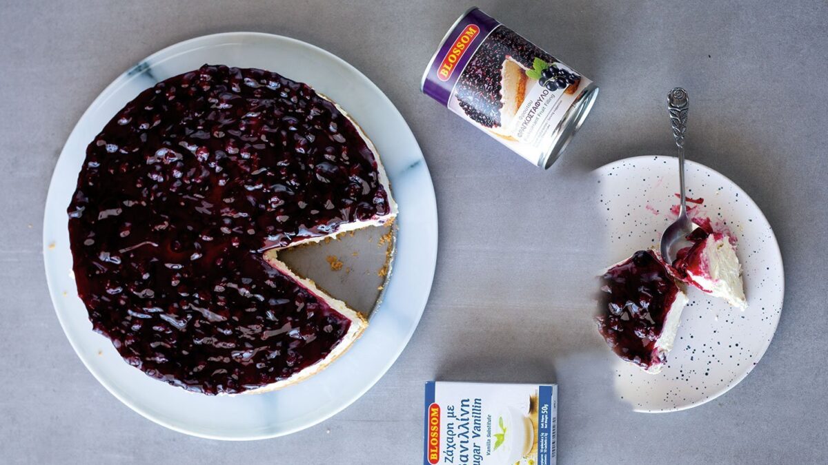 Cheesecake με κρέμα φραγκοστάφυλου