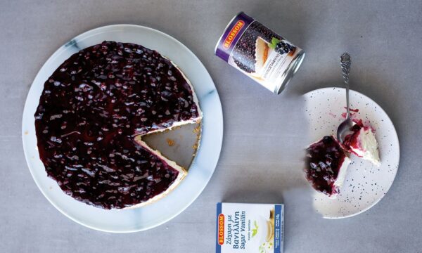 Cheesecake με κρέμα φραγκοστάφυλου