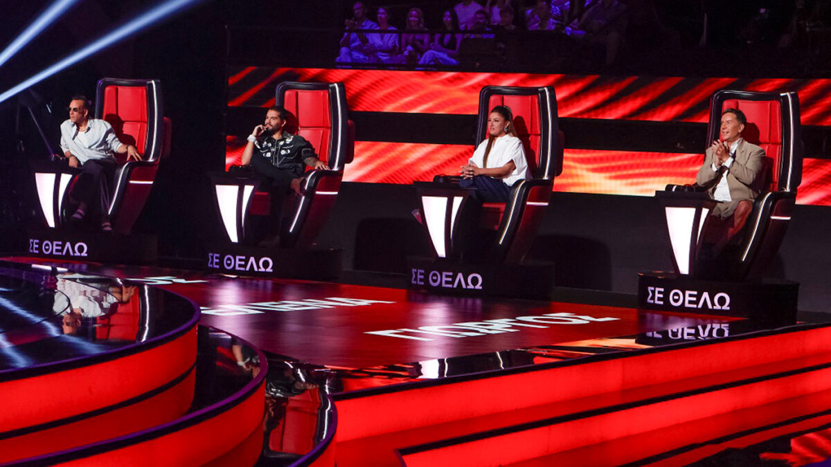 «The Voice of Greece»: Κατέκτησε την κορυφή στους πίνακες τηλεθέασης με διπλή πρωτιά