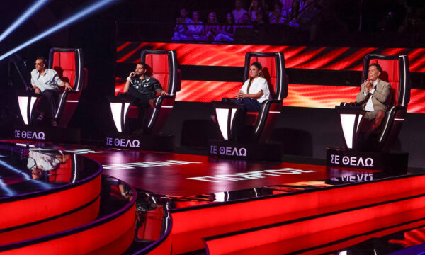«The Voice of Greece»: Κατέκτησε την κορυφή στους πίνακες τηλεθέασης με διπλή πρωτιά