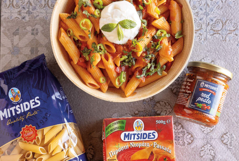 Πένες με γεύση «peri-peri»