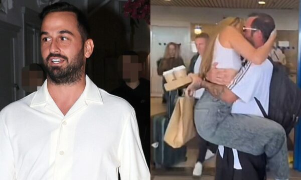 Άρης Σοϊλέδης: Η απρόσμενη υποδοχή από τη σύντροφό του στο αεροδρόμιο μετά την επιστροφή από Άγιο Δομίνικο – Βίντεο
