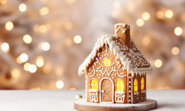 Χριστουγεννιάτικα σπιτάκια από gingerbread
