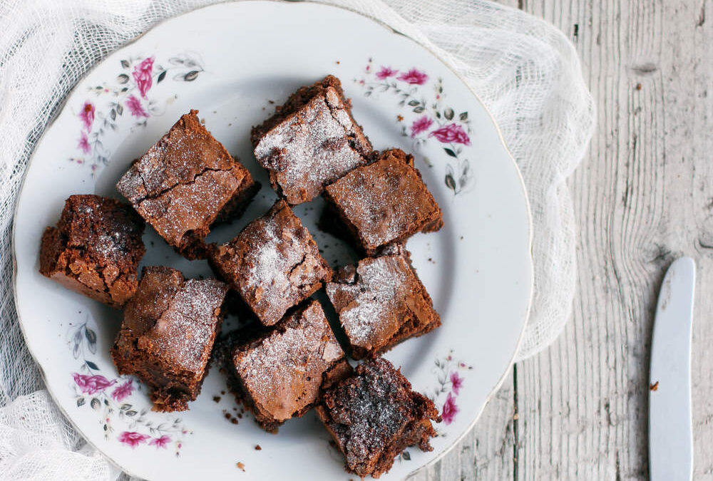Brownies µε κακάο και χαρούπι