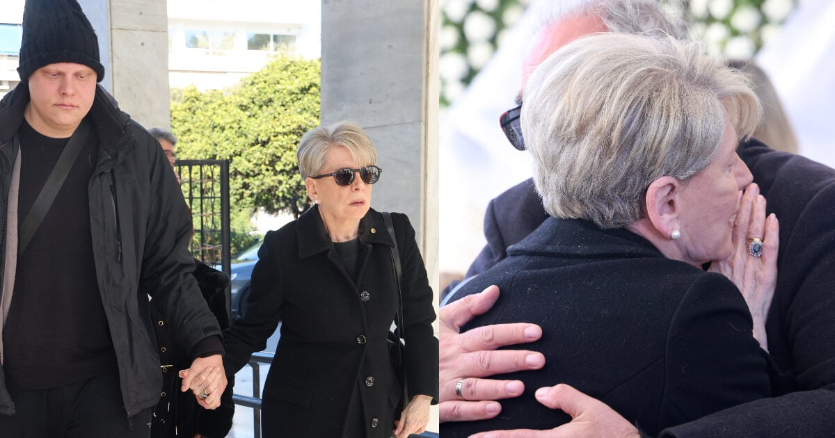 Σύλβα Ακρίτα: Θρήνος στην κηδεία της – Καταβεβλημένη η κόρη της, Έλενα Ακρίτα