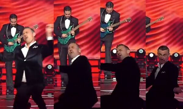 The Voice: Ροκ είδωλο ο Καπουτζίδης στο πρωτοχρονιάτικο πάρτι – Τον αποθέωσαν οι κριτές
