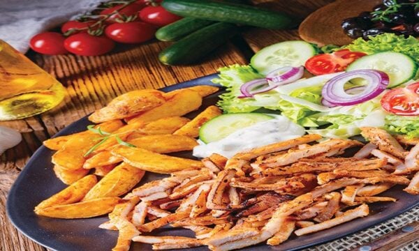Ψητός γύρος κοτόπουλου στον φούρνο