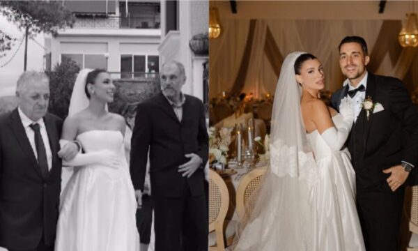 Μαριαλένα Ρουμελιώτη: Το βίντεο από τον γάμο της με τον Σάκη Κατσούλη – Η άφιξη στην εκκλησία και η έξοδος των νεόνυμφων