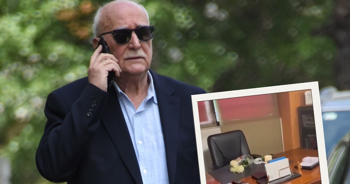 Γιώργος Παπαδάκης: Τρία λευκά τριαντάφυλλα και ένα κερί αναμμένο στο γραφείο του στον ΑΝΤ1