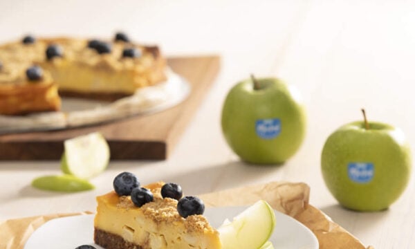 Cheesecake με μήλα Granny Smith