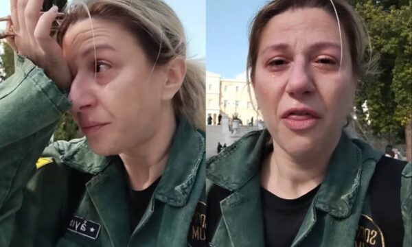 Δύσκολες ώρες για την ηθοποιό, Αρετή Πασχάλη μετά την διαδήλωση για τα Τέμπη – «Έριξαν δακρυγόνο κοντά στο πόδι μου»