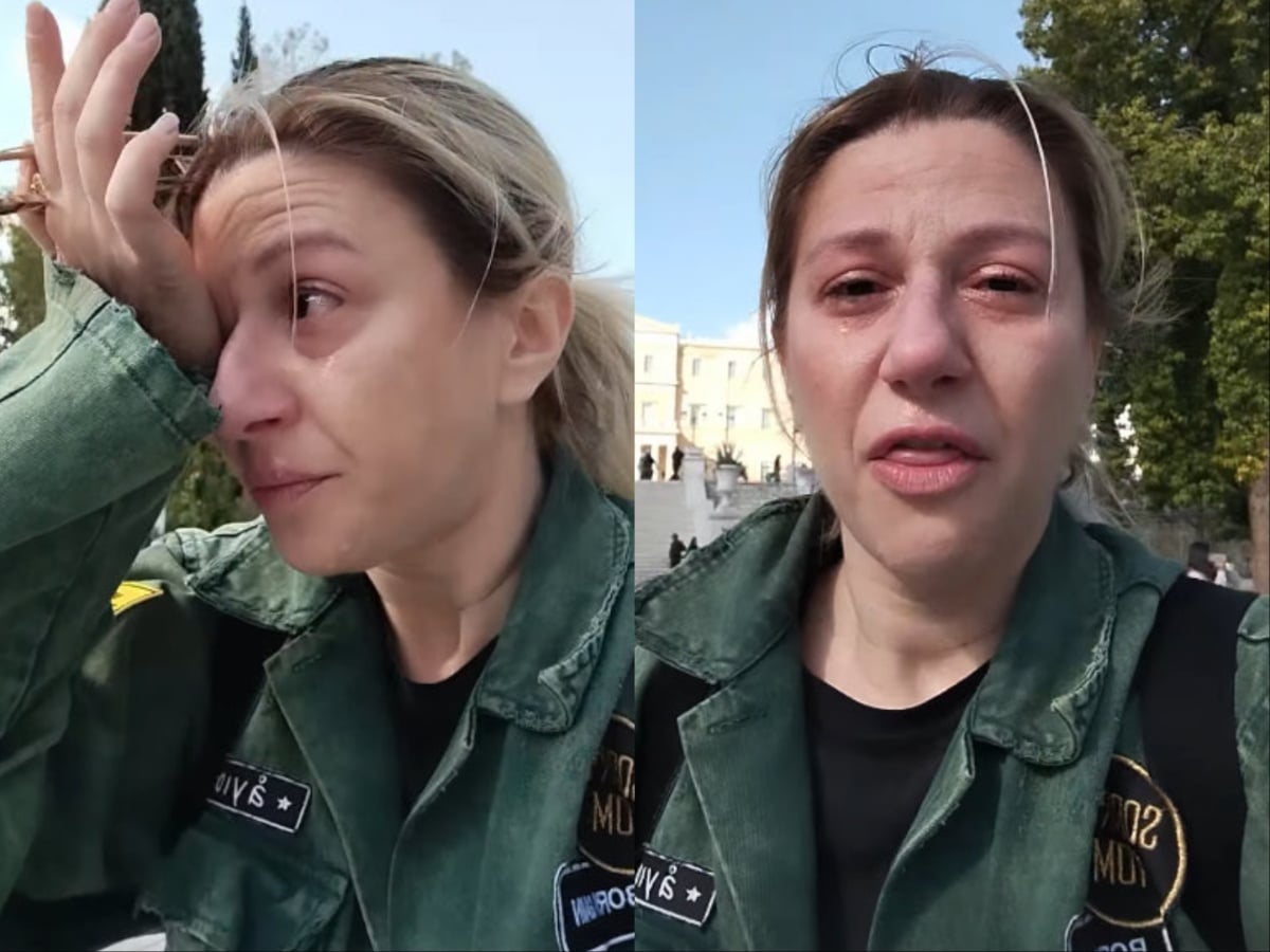 Δύσκολες ώρες για την ηθοποιό, Αρετή Πασχάλη μετά την διαδήλωση για τα Τέμπη – «Έριξαν δακρυγόνο κοντά στο πόδι μου»