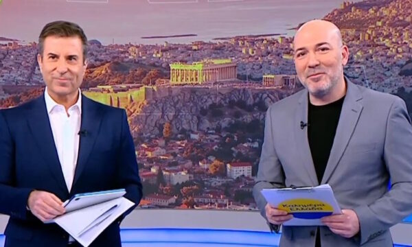 «Καλημέρα Ελλάδα»: Ο Παναγιώτης Στάθης υποδέχθηκε τον Στέφανο Σίσκο μετά την αναχώρηση της Άννας Λιβαθυνού