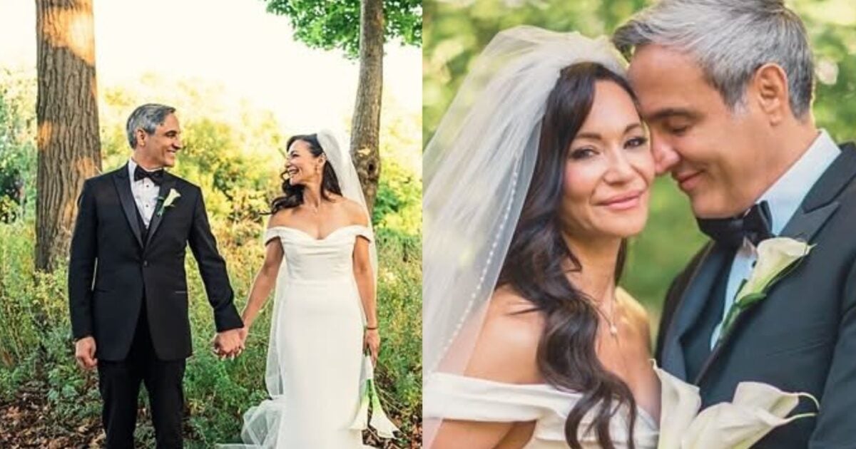Μάρω Λύτρα: Οι επίσημες εικόνες με τον άντρα της από την τελετή γάμου τους