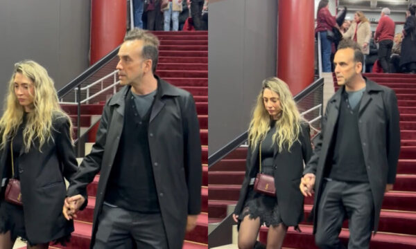 Πάνος Μουζουράκης – Μαριλού Κόζαρη: Μαζί σε βραδινή θεατρική έξοδο