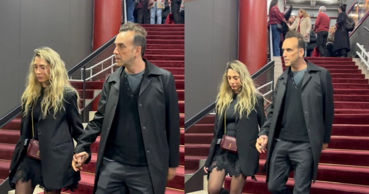 Πάνος Μουζουράκης – Μαριλού Κόζαρη: Μαζί σε βραδινή θεατρική έξοδο