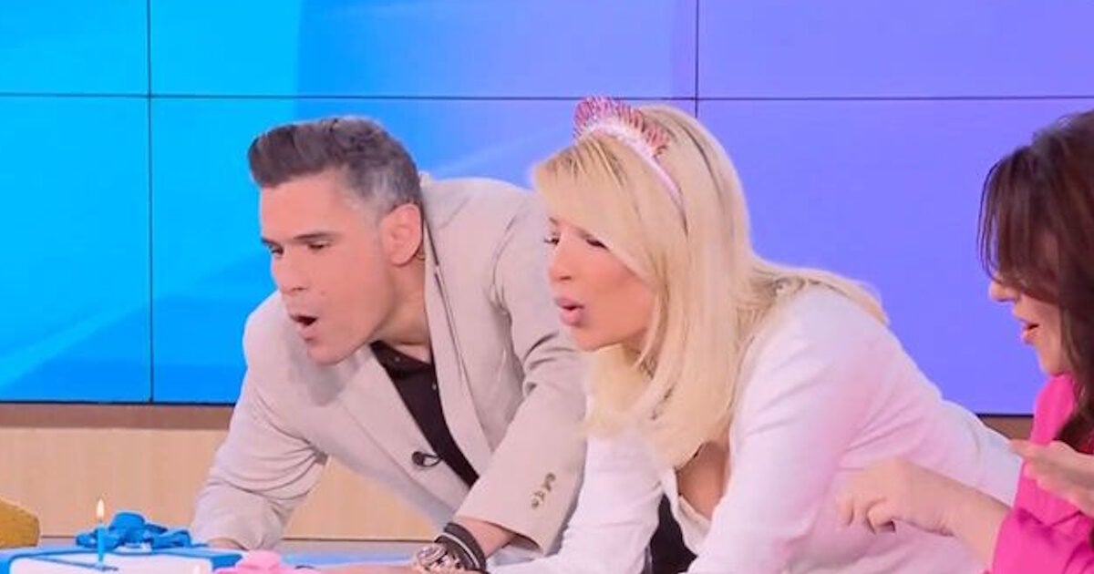 Φαίη Σκορδά και Δημήτρης Ουγγαρέζος έκαναν πάρτι γενεθλίων στο στούντιο του Buongiorno