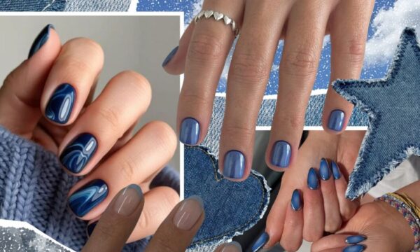 Dusted Blue: Νύχια με έμπνευση από τα λατρεμένα μας denim